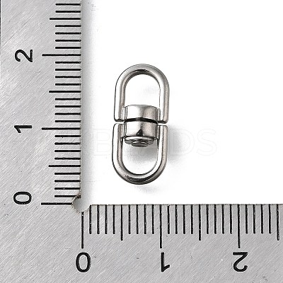 304 Stainless Steel Swivel Clasps STAS-U051-03C-P-1
