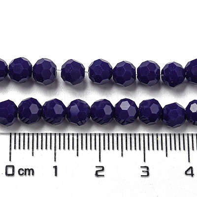 Opaque Glass Beads Stands LS-EGLA-A035-P6mm-D09-1