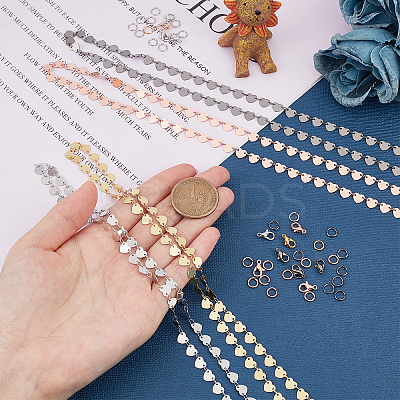 DIY Chain Necklaces Making Kits DIY-CA0002-45-1