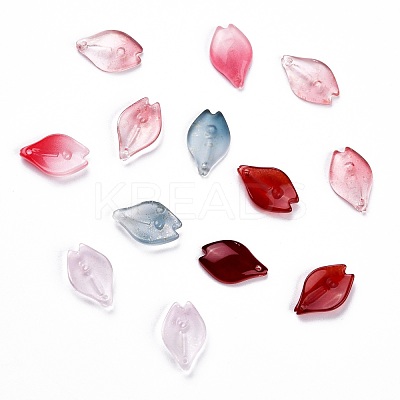 Transparent Glass Pendants GLAA-H102-C-1