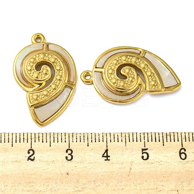 Natural Shell Pendants X-STAS-P341-01G-02-1