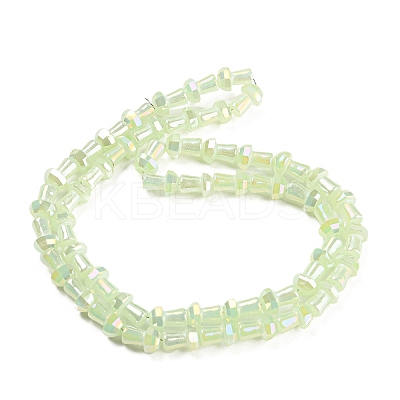 Electroplate Glass Beads Strands GLAA-K064-01A-06-1