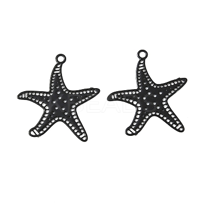 Spray Paint 430 Stainless Steel Pendants STAS-C153-02EB-1