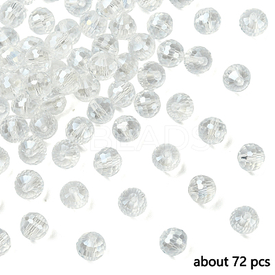 1 Strand Electroplate Glass Bead Strands EGLA-YW0005-49B-1