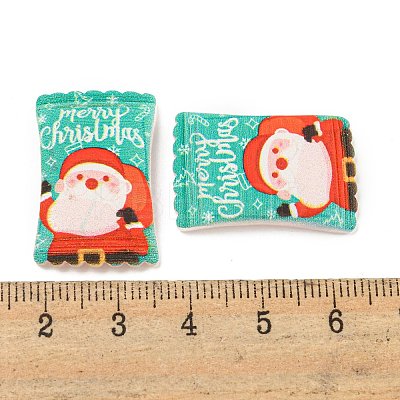 Christmas Theme Opaque Resin Decoden Cabochons CRES-B022-03D-1