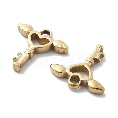 PVD Vacuum Plating 304 Stainless Steel Pendants STAS-R130-31G-1