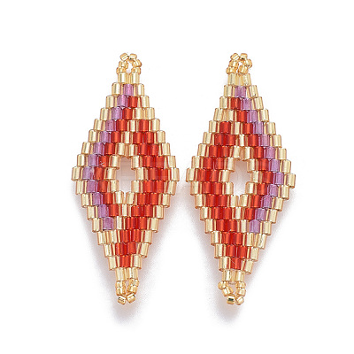 MIYUKI & TOHO Handmade Japanese Seed Beads Links SEED-A027-F16-1