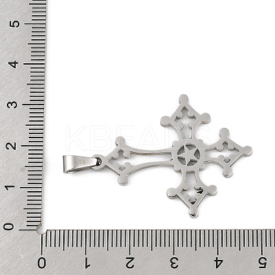 304 Stainless Steel Pendants STAS-C116-01P-1