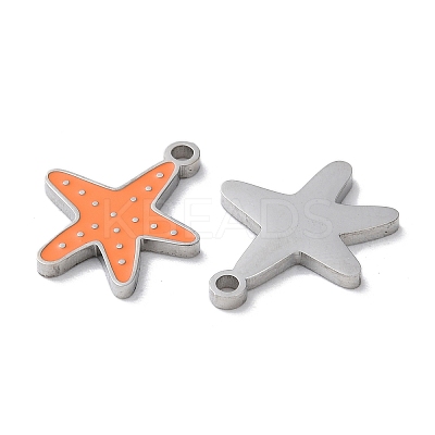 304 Stainless Steel Pendants STAS-C083-08P-01-1