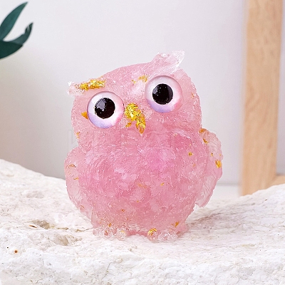Resin Owl Display Decoration PW-WG50315-03-1