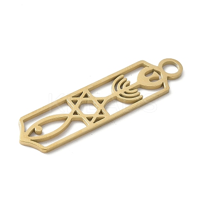 304 Stainless Steel Pendants LS-STAS-E501-09G-1
