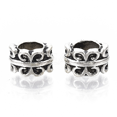 Tibetan Style Alloy Beads TIBE-R317-072AS-LF-1