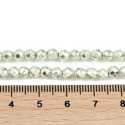 Baking Paint Electroplated Synthetic Non-magnetic Hematite Beads Strands G-H072-A01-01D-1