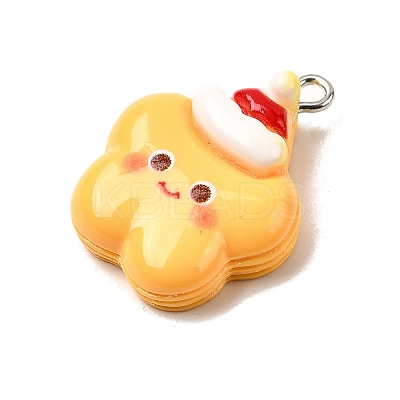 Christmas Opaque Resin Pendants FIND-I057-04P-03-1
