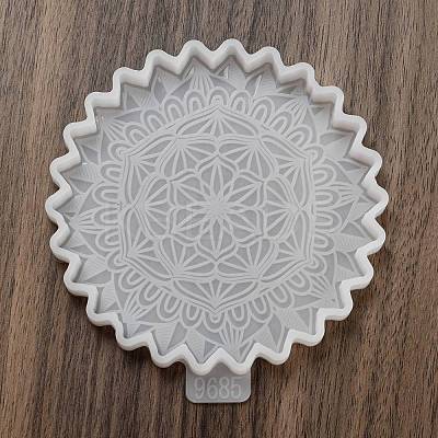Mandala Flower Coaster DIY Silicone Mold LS-DIY-K072-05A-1