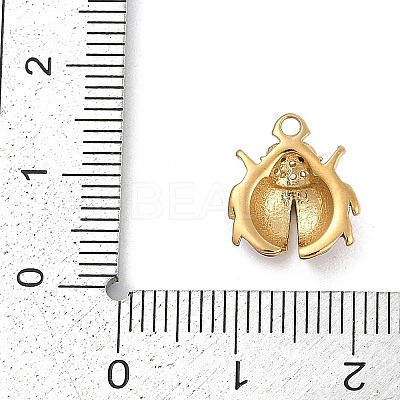 304 Stainless Steel Enamel Charms STAS-I325-050G-1