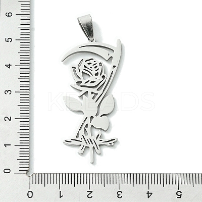 Non-Tarnish 201 Stainless Steel Pendants STAS-U003-16P-1