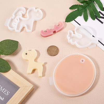 4Pcs 4 Style DIY Mobile Phone Holders Silicone Mold DIY-MP0001-12-1
