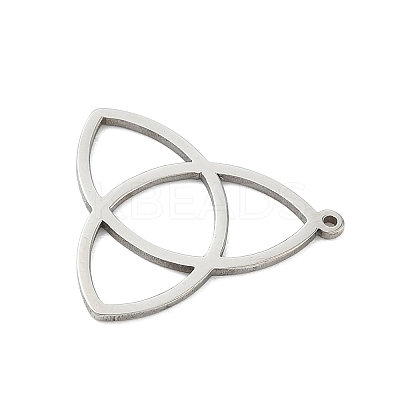 Hollow 201 Stainless Steel Pendants LS-STAS-I359-03P-1