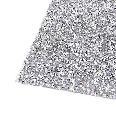 Glitter Resin Hotfix Rhinestone(Adhesive On The Back) DIY-XCP0001-75-1