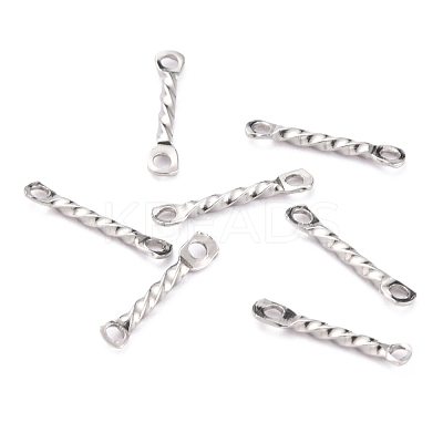 Tarnish Resistant 201 Stainless Steel Links Connectors STAS-B011-02A-P-1