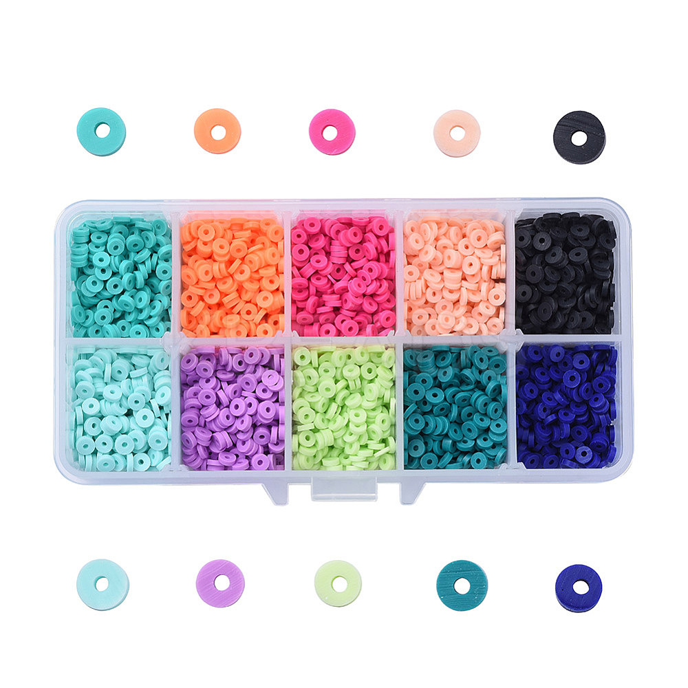 Wholesale 10 Colors Eco Friendly Handmade Polymer Clay Beads