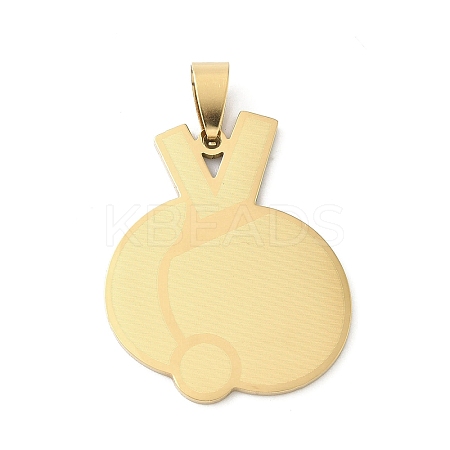 Sports 201 Stainless Steel Laser Cut Pendants STAS-P428-14G-02-1