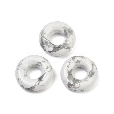Natural Howlite Pendants G-G202-07M-1