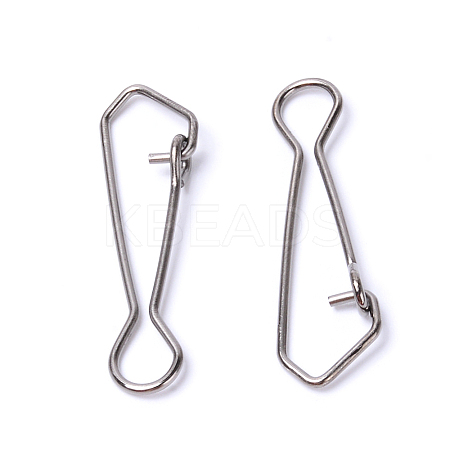 201 Stainless Steel Fishing Connector Quick Change Safe Lock FIND-WH0067-32G-1