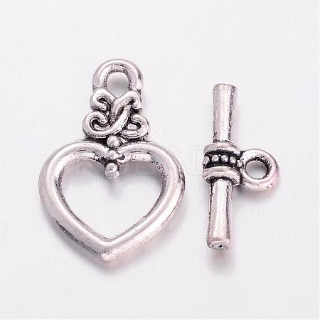 Alloy Toggle Clasps EA9137Y-NF-1