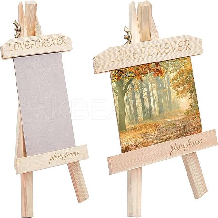 OLYCRAFT 2Sets 2 Styles Natural Wood Photo Frames DJEW-OC0001-06-1