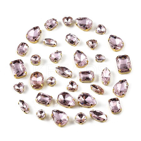 Glass Rhinestone Sew on Rhinestone RB-CBA33FD-01G-07-1