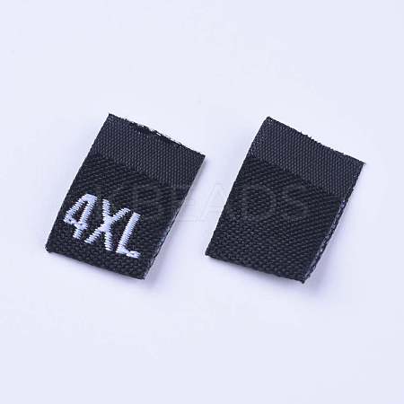 Clothing Size Labels(4XL) FIND-WH0045-E02-1