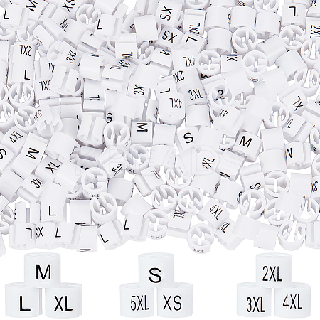234Pcs 9 Style XS~5XL Plastic Clothing Trouser Size Markers KY-CP0001-10-1