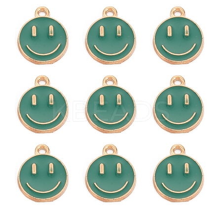 Alloy Enamel Charms ENAM-YW0001-97-J-1