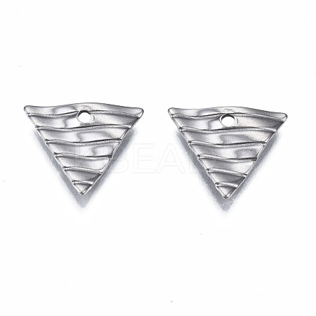Non-Tarnish 304 Stainless Steel Charms STAS-S080-056P-NR-1