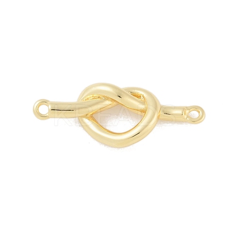 Rack Plating Brass Connector Charms KK-A224-19G-1