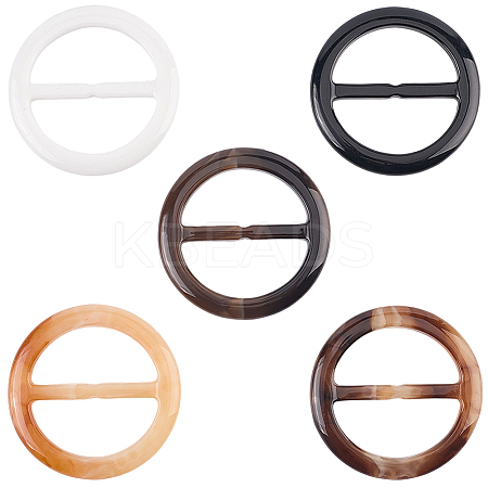 20Pcs Resin Tri-Glide Adjuster Buckles FIND-GF0008-12D-1