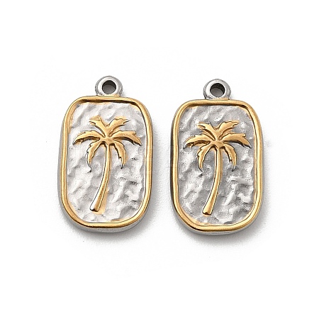 304 Stainless Steel Pendants STAS-D288-02GP-1