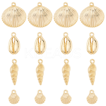 4 Styles Alloy Pendants FIND-SC0012-74-1