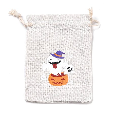 Halloween Cotton Cloth Storage Pouches ABAG-M004-01Q-1