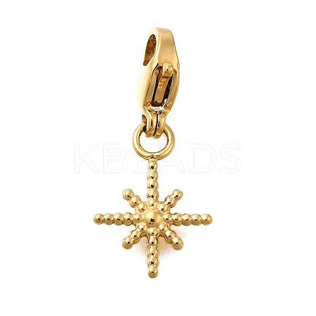Star 304 Stainless Steel Pendant Decorations STAS-R159-36G-1