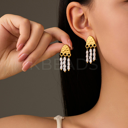 304 Stainless Steel Stud Earrings for Women STAS-Z111-13G-1