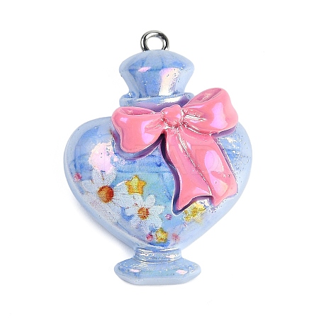 UV Plating Opaque Resin Pendants RESI-R458-04A-1