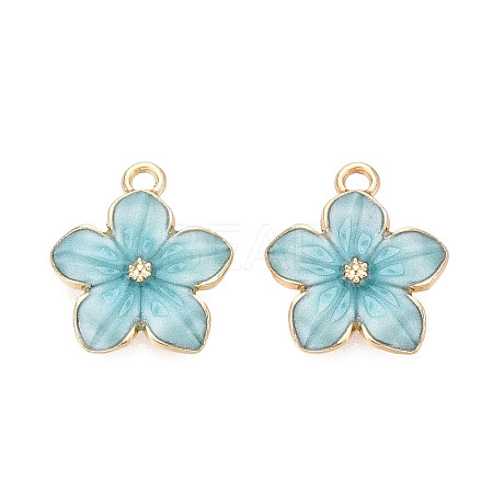 Alloy Enamel Pendants ENAM-F144-15A-1
