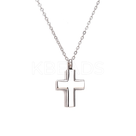Non-Tarnish Stainless Steel Pendant Necklaces PW-WG93278-01-1