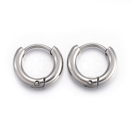 Tarnish Resistant 202 Stainless Steel Huggie Hoop Earrings LS-X-EJEW-L205-02F-P-1
