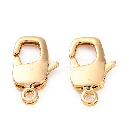 Brass Lobster Claw Clasps X-KK-H513-01A-G-1