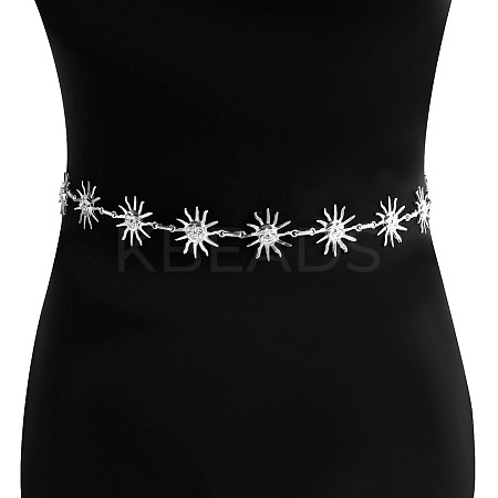 Alloy Sun Link Waist Belly Chains for Women FS-WGF079B-02-1
