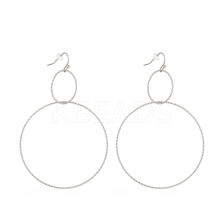 304 Stainless Steel Dangle Earrings X-EJEW-L237-02P-1